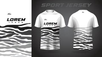 zwart wit shirt sport jersey ontwerp vector