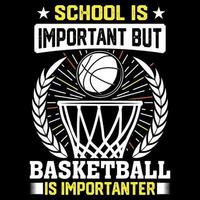 basketbal Op maat grafisch t-shirt, basketbal spel vector, basketbal speler silhouet vector