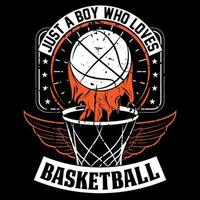 basketbal t-shirt ontwerp bundel, basketbal Op maat grafisch t-shirt set, basketbal spel vector, basketbal speler silhouet vector