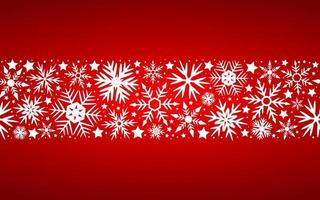 sneeuwvlokken naadloos patroon voor decoratie van Kerstmis decor en ontwerp vector