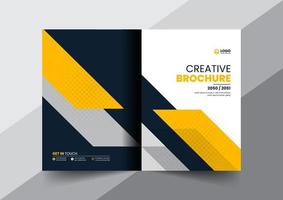 corporate bedrijfsprofiel brochure jaarverslag boekje voorstel voorblad lay-out conceptontwerp vector