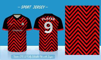 sport- Jersey sjabloon voor team uniformen kan worden gebruikt voor badminton Amerikaans voetbal in voorkant en terug visie vector