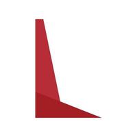 brief l logo, bedrijf logo, dynamisch, minimalisme, origami logo sjabloon, alfabet brieven vector