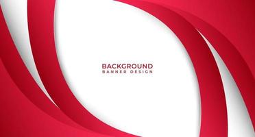 elegant banier achtergrond ontwerp in rood kleur voor folder, bedrijf presentatie en ontwerp Promotie vector