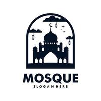 moskee logo sjabloon ontwerp vector