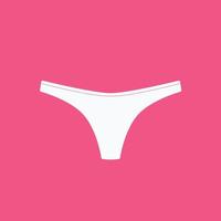een abstract teken van vrouw ondergoed. geïsoleerd vector illustratie.