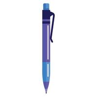 blauwe pen levering vector