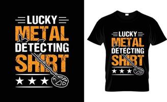 metaal detector t-shirt ontwerp, metaal detector t-shirt leuze en kleding ontwerp, metaal detector typografie, metaal detector vector, metaal detector illustratie vector