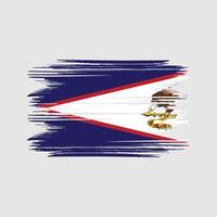 Amerikaans Samoa vlag ontwerp vrij vector