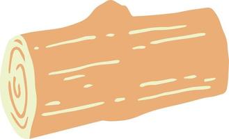 hand- getrokken hout illustratie vector