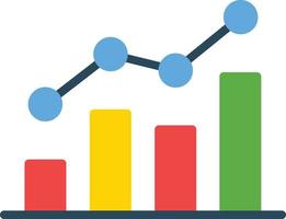 platte analysepictogram vector