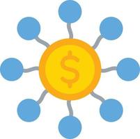 crowdfunding plat pictogram vector