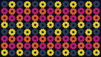 geschilderd bloemen naadloos vector achtergrond, herhalend patronen, herhalend patronen bloemen