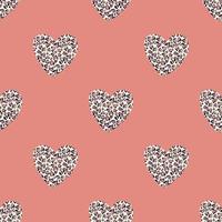 abstract naadloos vector patroon van liefde harten. ontwerp voor gebruik achtergrond textiel allemaal over- kleding stof afdrukken omhulsel papier en anderen.