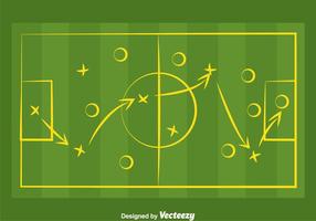 Voetbal Playbook Vector