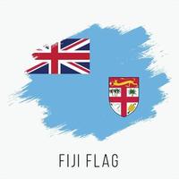 grunge fiji vector vlag