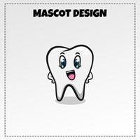 tandarts logo vector mascotte illustratie ontwerp