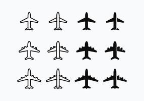 Gratis Avion Silhouette Vector