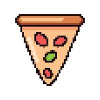 pizza pixel kunst vector