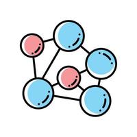 moleculair biologie wetenschap vector