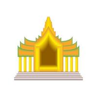 Thais klooster tempel vector