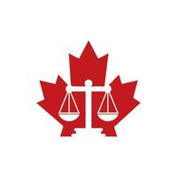 Canada wet vector logo ontwerp. wet firma vector logo concept.