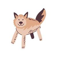 schattig wolf dier vector