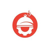 restaurant uitrusting vector logo ontwerp. abstract Koken logo concept.