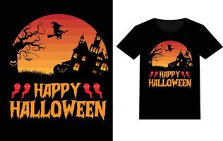 halloween t-shirt ontwerp vector