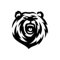 beer hoofd illustratie logo mascotte. vector