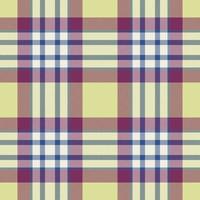 plaid naadloos patroon in geel. controleren kleding stof textuur. vector textiel afdrukken.