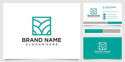 logo gemakkelijk minimalistische landschap visie. land- logo ontwerp concept vector
