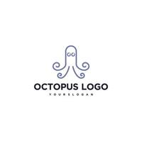 lijn kunst Octopus logo ontwerp vector voorraad