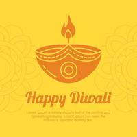 gelukkig diwali, festival van lichten banier, Indisch festival mooi artistiek achtergrond ontwerp. vector