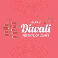 gelukkig diwali, festival van lichten banier, Indisch festival mooi artistiek achtergrond ontwerp. vector