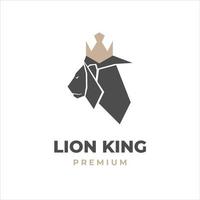 meetkundig leeuw koning abstract vector illustratie logo