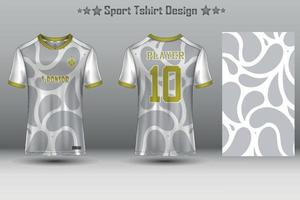 voetbal Jersey mockup Amerikaans voetbal Jersey ontwerp sublimatie sport t overhemd ontwerp verzameling voor racen, wielersport, gamen, motorcross vector