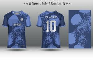 Amerikaans voetbal Jersey model, voetbal Jersey model, wielersport Jersey mockup en sport Jersey mockup met abstract meetkundig patroon vrij vector