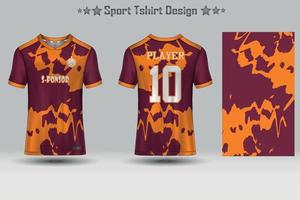 voetbal Jersey mockup Amerikaans voetbal Jersey ontwerp sublimatie sport t overhemd ontwerp verzameling voor racen, wielersport, gamen, motorcross vector