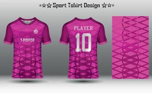 Amerikaans voetbal Jersey model, voetbal Jersey model, wielersport Jersey mockup en sport Jersey mockup met abstract meetkundig patroon vrij vector