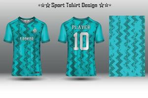 Amerikaans voetbal Jersey model, voetbal Jersey model, wielersport Jersey mockup en sport Jersey mockup met abstract meetkundig patroon vrij vector