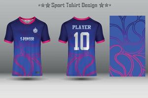 voetbal Jersey mockup Amerikaans voetbal Jersey ontwerp sublimatie sport t overhemd ontwerp verzameling voor racen, wielersport, gamen, motorcross vector