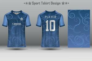 voetbal Jersey mockup Amerikaans voetbal Jersey ontwerp sublimatie sport t overhemd ontwerp verzameling voor racen, wielersport, gamen, motorcross vector