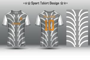 Amerikaans voetbal Jersey model, voetbal Jersey model, wielersport Jersey mockup en sport Jersey mockup met abstract meetkundig patroon vrij vector