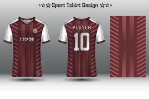 Amerikaans voetbal Jersey model, voetbal Jersey model, wielersport Jersey mockup en sport Jersey mockup met abstract meetkundig patroon vrij vector