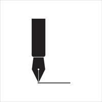 pen icoon logo vector ontwerp, deze beeld kan worden gebruikt voor maken bedrijf logos en anderen