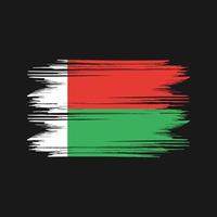 Madagascar vlag ontwerp vrij vector
