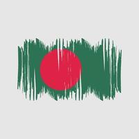 Bangladesh vlag vector borstel. nationaal vlag borstel vector