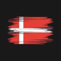 Denemarken vlag ontwerp vrij vector