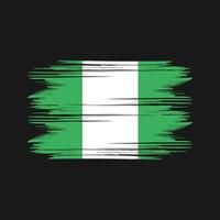 Nigeria vlag ontwerp vrij vector